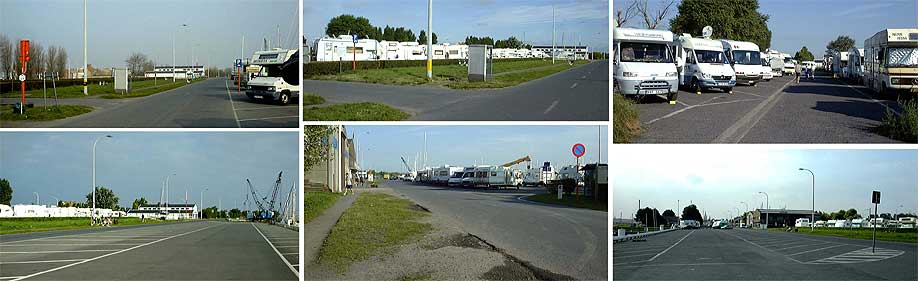 collage vroegere parking aan Storms